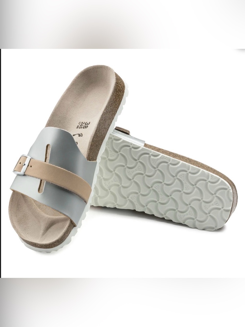 Birkenstock Papillio Colorblock Unisex Leather Sandals Size: 38(L7/M5)